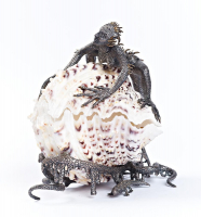 КОМПОЗИЦИЯ-ШКАТУЛКА "ЖЕМЧУЖНИЦА"