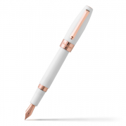 Перьевая ручка Montegrappa Fortuna White Resin Rose Gold PVD Fountain pen