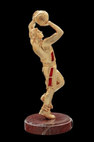 Скульптура "Баскетболист" (золотой)