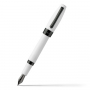 Перьевая ручка Montegrappa Fortuna White Resin Ruthenium PVD Fountain pen