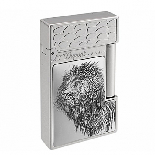 Зажигалка S. T. Dupont Ligne 2 Big 5 Lion Palladium