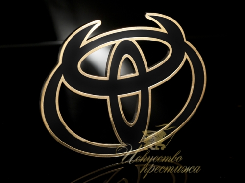 Автомобильный шильдик "Toyota DeviL"