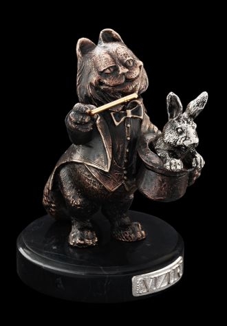 Скульптура "Лови удачу"