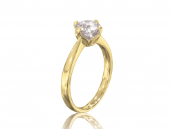Кольцо из золота с фианитом “Марго”