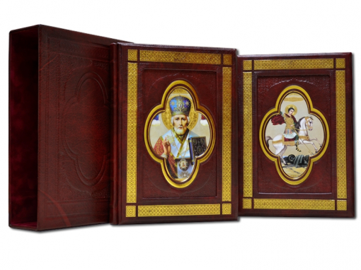 Книга Иконы святых воинов (Подарочный 2-х томник)