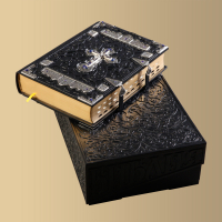 Библия "Серебро с сапфирами"