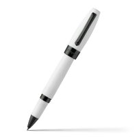 Роллеровая ручка Montegrappa Fortuna White Resin Rhutenium PVD Roller