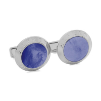 Запонки Alfred Dunhill Cufflinks Silver Blue