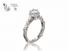 Кольцо “Габриэлла” из золота с бриллиантами.