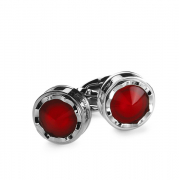 Запонки Montegrappa Parola Stainless steel, Red Cufflinks