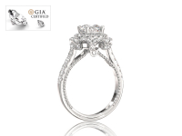 Золотое кольцо с бриллиантами “Жозефин”