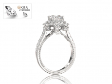 Золотое кольцо с бриллиантами “Жозефин”