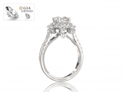 Золотое кольцо с бриллиантами “Жозефин”