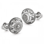 Запонки Montegrappa The Alchemist Silver Cufflinks