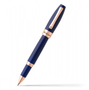 Роллеровая ручка Montegrappa Fortuna Blue Resin Rose Gold PVD Roller