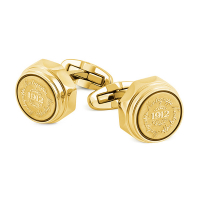 Запонки Montegrappa Emblema Yellow Gold PVD Cufflinks