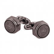Запонки Montegrappa Emblema Brown PVD Cufflinks