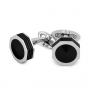 Запонки Montegrappa NeroUno Onyx inlay Cufflinks