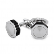 Запонки Montegrappa NeroUno Metal Inlay