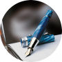 Перьевая ручка Montegrappa Miya Turquoise Blue pens