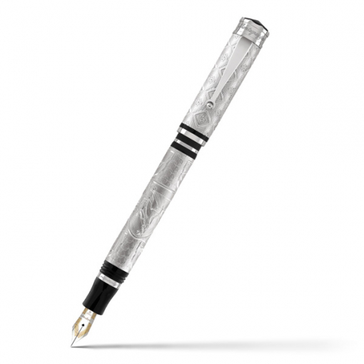 Перьевая ручка Montegrappa Cosmopolitan Arabian Animals of the Desert Silver Fountain pen