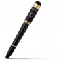 Роллеровая ручка Tibaldi Tribute to Judaism Yellow Gold, Black with Grey Prayer