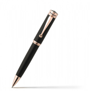 Шариковая ручка Montegrappa Ducale Black Resin and Rose Gold PVD Ballpoint pen