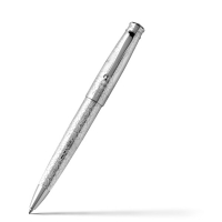 Шариковая ручка Montegrappa Memoria Gothic Engine Turning Silver Ballpoint pen