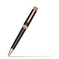 Шариковая ручка Montegrappa NeroUno Linea Crystal Red Gold PVD Ballpoint pen