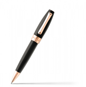 Шариковая ручка Montegrappa Fortuna Black Resin Rose Gold PVD Ballpoint pen