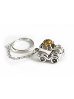 Серебряный Брелок Машинка