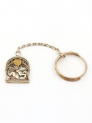 Серебряный Брелок Знак зодиака Близнецы