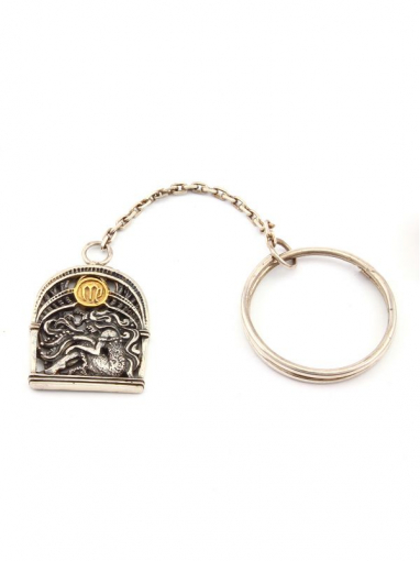 Серебряный брелок знак зодиака Дева