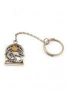 Серебряный брелок знак зодиака Скорпион