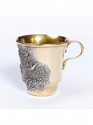 Серебреная чашка Птицы