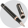 Роллеровая ручка Montegrappa Ducale Black Resin Rose Gold PVD Roller