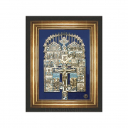 Крест "Распятие Христово с предстоящими и избранными иконами"