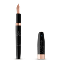 Перьевая ручка Montegrappa Fortuna Credo Domes Rose Gold PVD Fountain pen