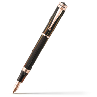 Перьевая ручка Montegrappa Ducale Brown Emperador Rose Gold PVD Fountain pen