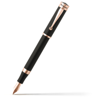 Перьевая ручка Montegrappa Ducale Rose Gold and Black Resin Fountain pen