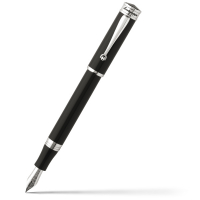 Перьевая ручка Montegrappa Ducale Black Resin and Palladium PVD Fountain pen