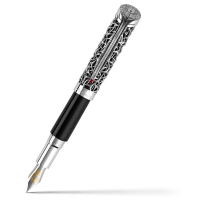 Перьевая ручка Montegrappa The Brain Silver Fountain pen