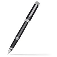 Перьевая ручка Montegrappa NeroUno Crystal Platinum PVD Fountain pen