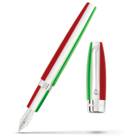 Перьевая ручка Montegrappa Fortuna Tricolore Palladium PVD Fountain pen