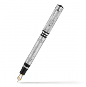 Перьевая ручка Montegrappa Cosmopolitan Yuri Gagarin Silver Fountain pen