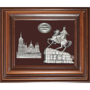 Коллаж "Богдан Хмельницкий на фоне Софийского собора 2"