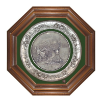 Коллаж "Охота на оленя с собаками"