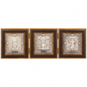 Подарочный Складень Покров, Спаситель и Ангел Хранитель