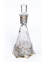 Серебряный Графин Профиль девушки