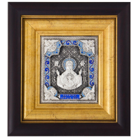 Икона "Пресвятая Богородица Знамение"Серебро